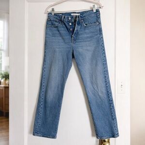 Levi's Blue Straight Leg Women's Jeans